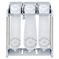 magikan 艾尼布利 家用 分類回收桶, 白色