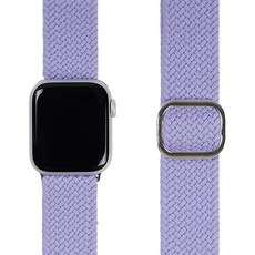 신지모루 스마트워치 브레이드 루프 스트랩, 라벤더