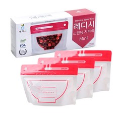 Reddish 站立式夾鏈袋, 1個, 25入, 迷你(XS)