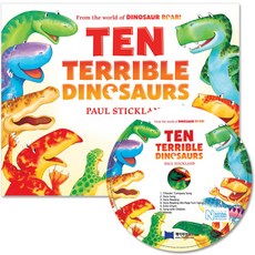 JY books 歌唱繪本 Ten Terrible Dinosaurs 套裝 (原書 & CD), JYbooks, 1本, Jybooks 歌唱繪本