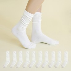 Mysock 素色長筒襪 10雙