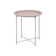 DECO TREE 高級金屬摺疊圓桌, 粉紅色