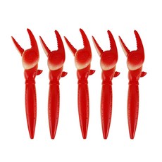 indi.k 現撈龍蝦鉗原子筆, 紅色, 5個