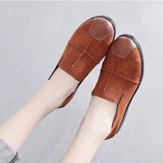더플로우 십자 포인트 발편한 단화