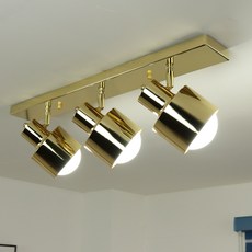 원하 인테리어 주방등 비비나 3등, 골드