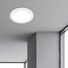 원하 DS 원형 슬림엣지 LED 15W 플리커프리 직부등 217mm, 주광색(색온도), 화이트(바디)