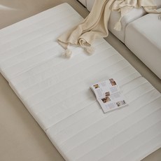 퍼니코 오아 3단 접이식 매트리스, 소프트 아이보리, 7cm