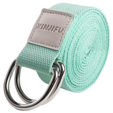 XINJIFU 純棉肩背腿伸展帶, 1個, 土耳其藍