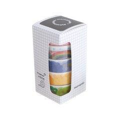 momopop Momo Mate紙膠帶 15mm*10m 5種組, 1套, 迷你花園