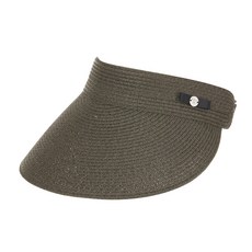 SGF67 Superior 女式金屬絲帶點綴遮陽板 LABW205, 灰色 (LABW20534)