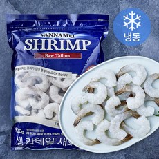 팜앤푸드 손질 생 칵테일 새우살 (냉동), 1개, 900g(60~100미) 1개, 900g(60~100미)