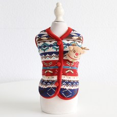 Itemtrade 寵物聖誕背心, 藍色, 1個