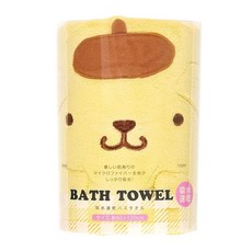 Skater TODR1 3D立體卡通超細纖維浴巾, 1個, 布丁狗