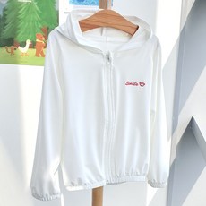 woojooi 女童涼感微笑空調連帽外套