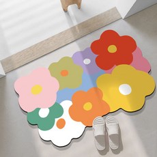 Moneta 花卉系列 可愛地墊 90 x 60 cm, A02, 1個