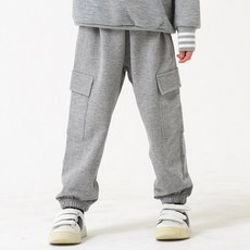 兒童寬鬆束口工裝褲