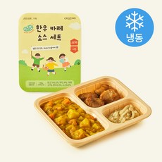 그리팅 키즈핏 한우 카레 소스 세트 180g (냉동), 1세트
