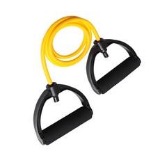 나야스타일 헬스 라텍스 튜빙 밴드 QN-53-1, 옐로우, 1개