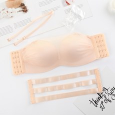 마켓에이 백라인 시스루 오프숄더 브라