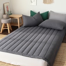 HELLOSLEEP 無塵基本款奈米纖維防滑床墊, 炭灰色