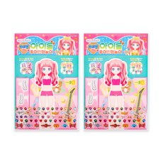 STUDIO EIGHT 可愛流行女孩偶像紙娃娃玩 2p, 蒂亞