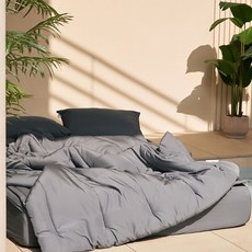 깃든 에어로웜 라이트 사계절 차렵이불 + 베개커버 + 패드 세트