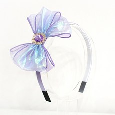 女童寶石極光蝴蝶結髮箍