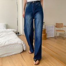 루나걸 여성용 페퍼미 일자 청바지 L24SMP040401