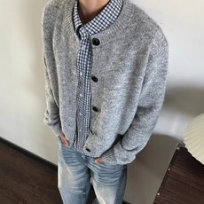 JTL 男士約會穿搭老錢風針織開襟衫