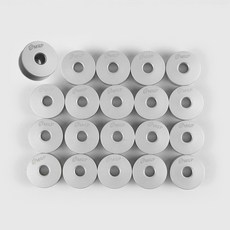 MGP 工業用切線梭芯, 20個, 銀色