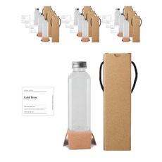 Square Dutch Pet 500 500ml + Alu 銀帽 + 貼紙 N7 套組, 10組