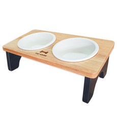 Fatgram 2格寵物餐桌組, 混色, 1套