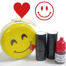 蘋果高爾夫球印章組, RED B, 1套