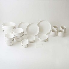 ERATO 每日4人份居家餐具組 31件組, 白色, 10種