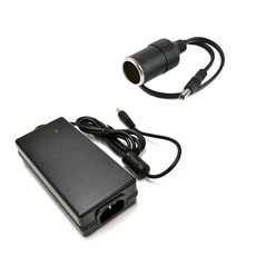 프라임 어댑터 12V 6A + 시가잭 케이블 세트, 1세트