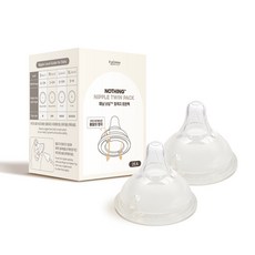 Haenim 喜臨 Nothing 奶嘴 2入組, 1套, L(第3階段)