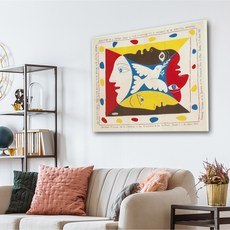 백앤아트 인테리어 캔버스 액자 파블로 피카소의 평화를 그리다 명화 추상화