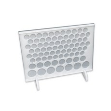 80格寶石收納盒, 1個, 白色