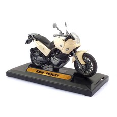 MOTORMAX 1:18 復刻版 BMW F650ST 摩托車 模型 MTX057024IV, 象牙白, 1個