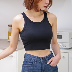 아루아 어반 크롭 비스코스 브라탑