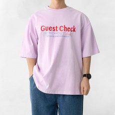 남성용 프리미엄 고밀도 게스트박스 반팔 티셔츠 T2861