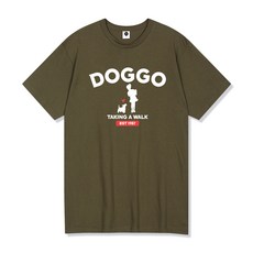 빌락트 댕댕이 로고 18수 통기성 반팔 티셔츠