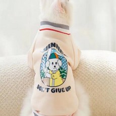 Coco studio 寵物日常大聯盟T恤, 1個, COCO 大聯盟T恤/象牙白