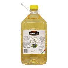 PONTI 白葡萄酒醋, 5L, 1個