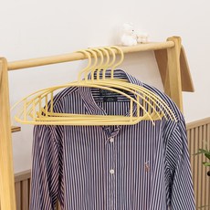 아임홈리빙 어깨뿔방지 라운드 소프트 480 옷걸이, 버터, 30개