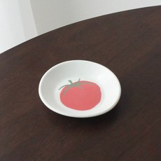 Dasong Made 調色盤迷你盤 S, 1個, 番茄(白色 + 紅色 + 綠色)