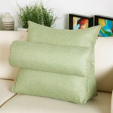 多功能三角形靠墊+抱枕組 FB01, 綠色