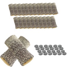 21C Trend 針織椅腳套 24入+椅子腳墊 24入, 米色