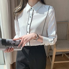 LUNA GIRL 拼接線條上衣