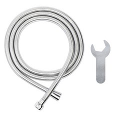 Atojet 金屬蓮蓬頭軟管 銀色 2m, 銀